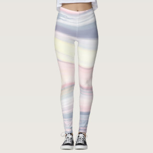 Wave of rainbow color leggings