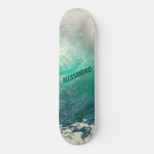 Wave of the sea & Your name Skateboard