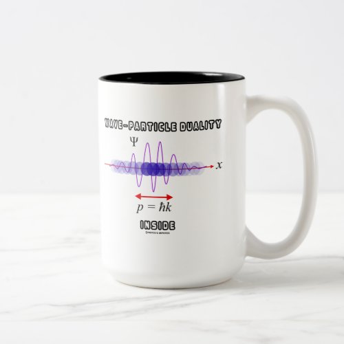 Wave_Particle Duality Inside Uncertainty Principle Two_Tone Coffee Mug