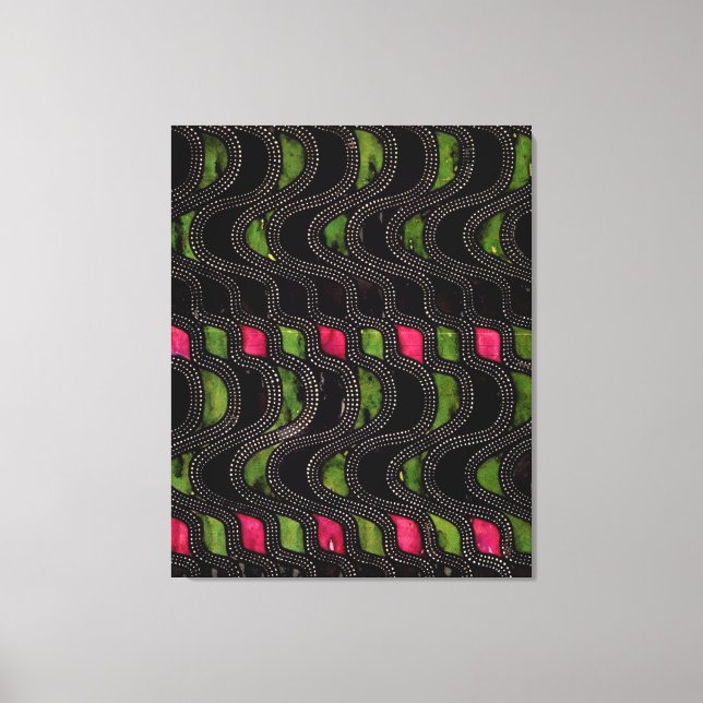 Wave Pattern Canvas Print (Front)