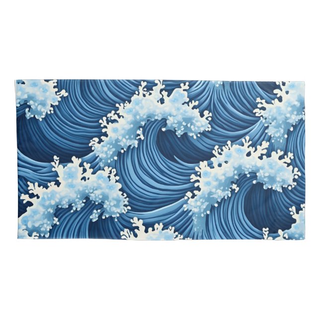 wave pillow pillow case (Back-Right)
