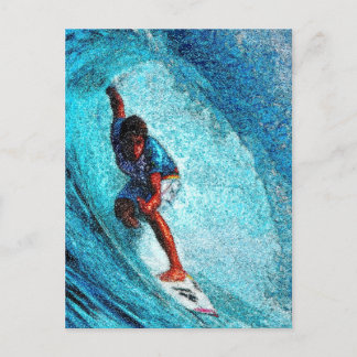 WAVE RIDER POSTCARD
