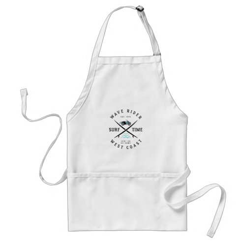 Wave Rider Surf Time Adult Apron