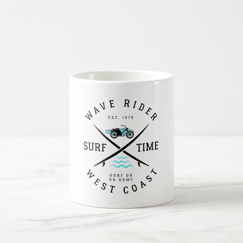 Wave Rider Surf Time Coffee Mug