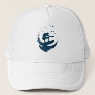 Wave Rider Trucker Hat