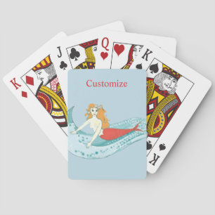 Wave-Riding Mermaid Thunder_Cove Poker Cards