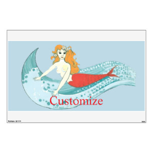 Wave-Riding Mermaid Thunder_Cove Wall Decal