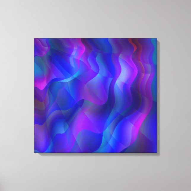 Wave Running Canvas Print (Front)