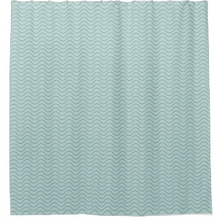 Wave Shower Curtain - Leaf