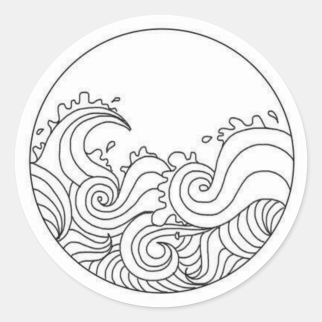 Wave sticker (Front)