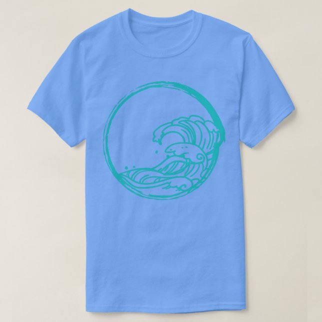 Wave Surfing T-Shirt (Design Front)