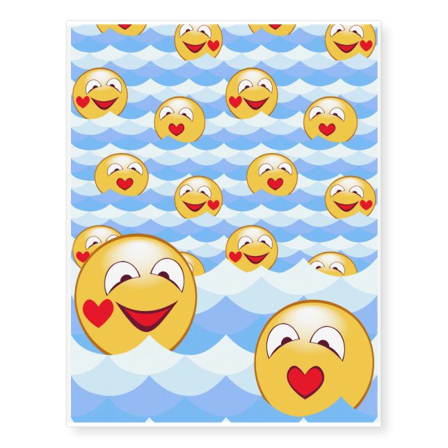 Wave Temporary Tattoos (Front)