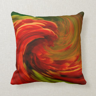 wave throw pillow