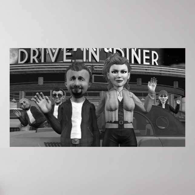 Wave To The Camera - Large Poster (Front)