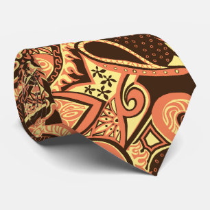 Wave Trip Floral Paisley Two-side Printed Tie