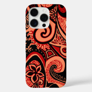 Wave Trip Vintage Psychedelic Floral Paisley iPhone 16 Pro Case