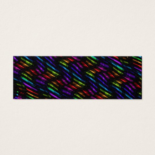 Wave Twists Dark Rainbow Gem Mosaic Artwork (Front)