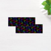 Wave Twists Dark Rainbow Gem Mosaic Artwork (Desk)