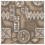 Wave Warrior Hawaiian Tapa Fabric