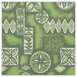 Wave Warrior Hawaiian Tapa Fabric