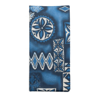 Wave Warrior Hawaiian Tapa Napkin