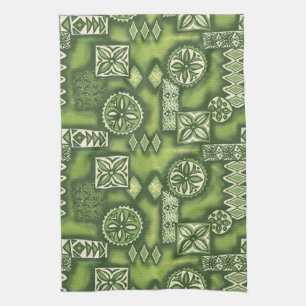 Wave Warrior Hawaiian Tapa Towel