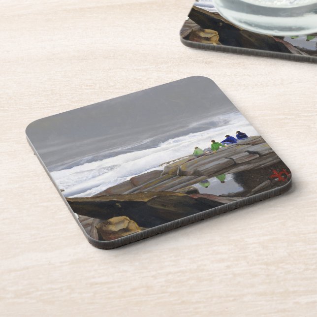 Wave Watchers Beverage Coaster (Left Side)