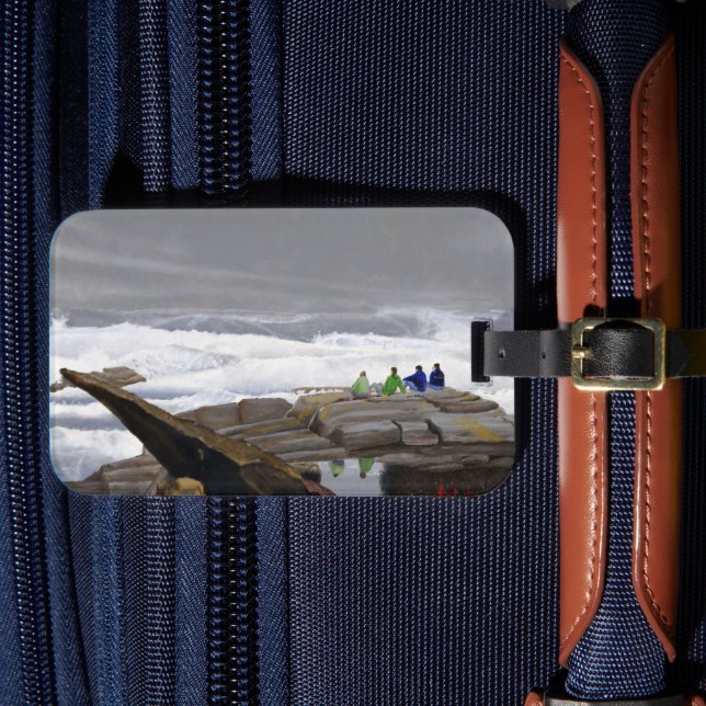 Wave Watchers Luggage Tag (Front Insitu 4)