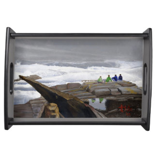 Wave Watchers Serving Tray