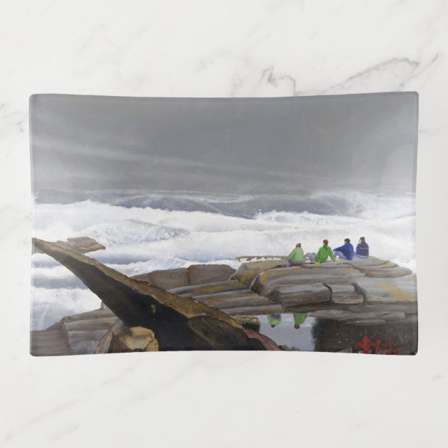 Wave Watchers Trinket Tray (Front)