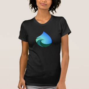 Wave water drop This Salty Life tshirt