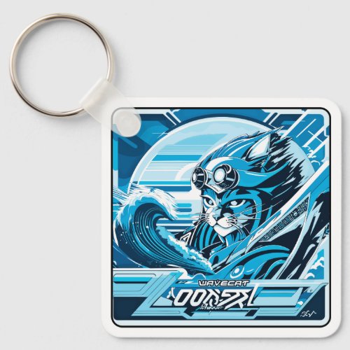 Wavecat Dawn Patrol Pilot Keychain