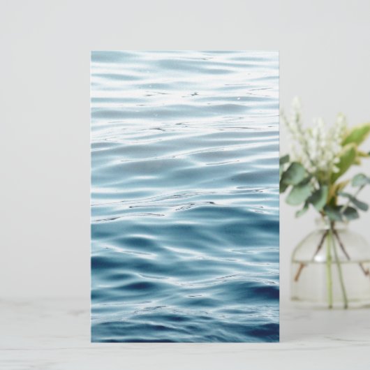 Waved blue water (Standing Front)