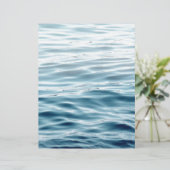 Waved blue water (Standing Front)