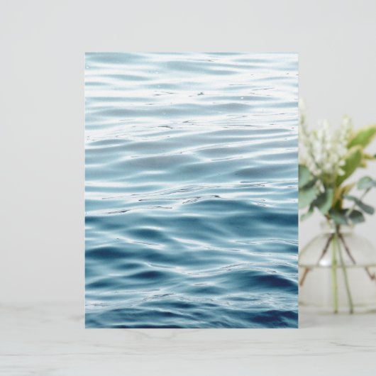 Waved blue water (Standing Front)