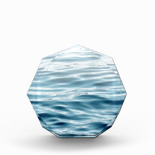 Waved blue water award