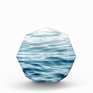 Waved blue water award