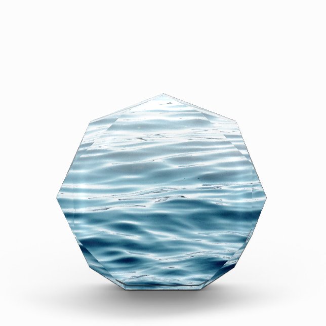 Waved blue water award (Front)