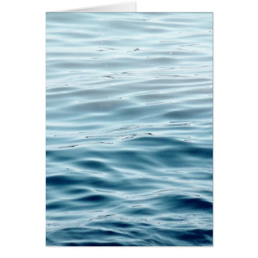 Waved blue water cards (Front)