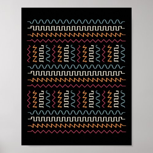 Waveform Modular Synthesizer Analog Music Producer Poster