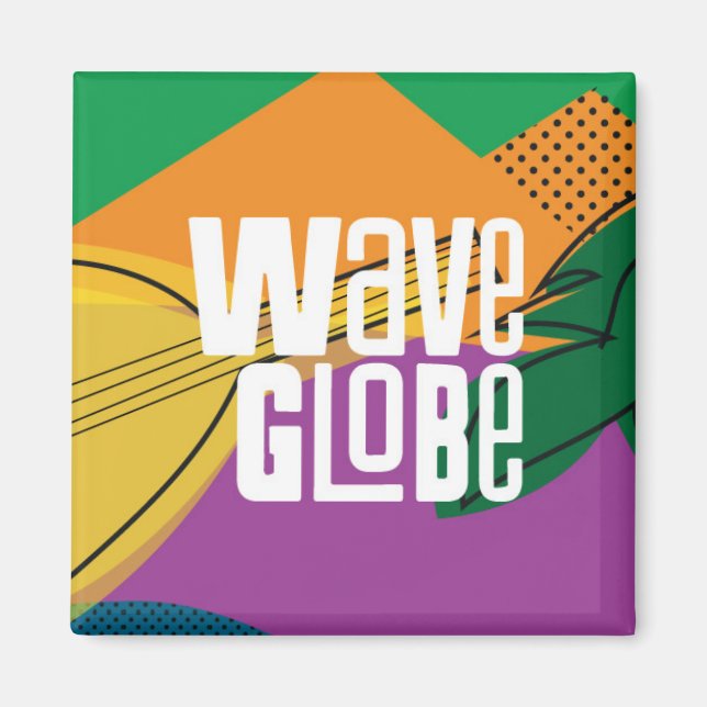 WaveGlobe Magnet (Front)