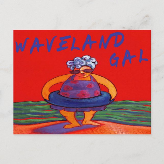 Waveland Gal Postcard (Front)