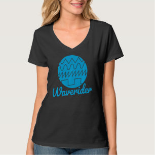 Waverider Synthesizer  80s Synthwave Waveform T-Shirt