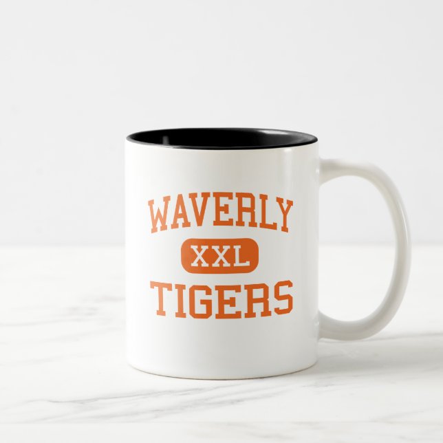 Waverly - Tigers - High School - Waverly Ohio Two-Tone Coffee Mug (Right)