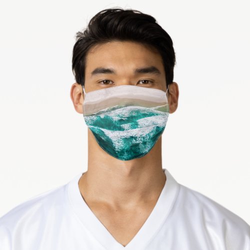 Waves Adult Cloth Face Mask