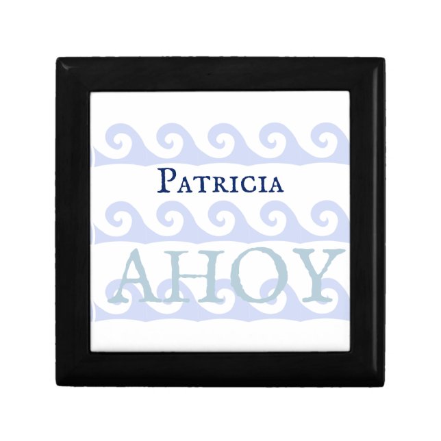 Waves Ahoy Custom Gift Box (Front)