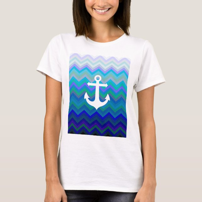 Waves & Anchor T-Shirt (Front)