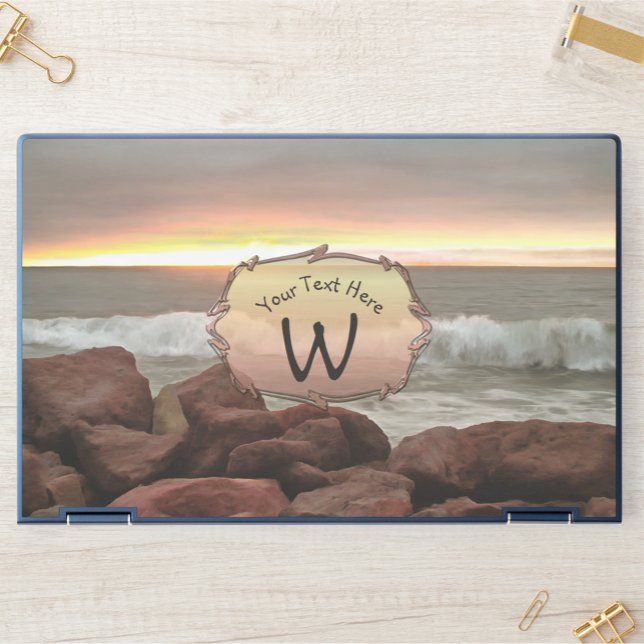 Waves and Boulders 0893 HP Laptop Skin (Creator Uploaded)