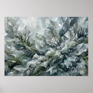 Waves and Diamonds Spirit Abstract Wall Art