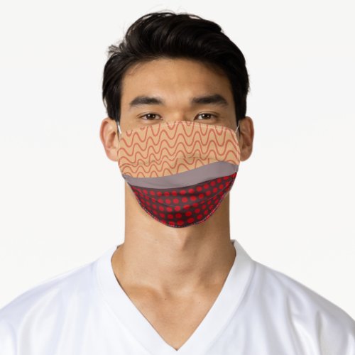 Waves and Rain  Adult Cloth Face Mask